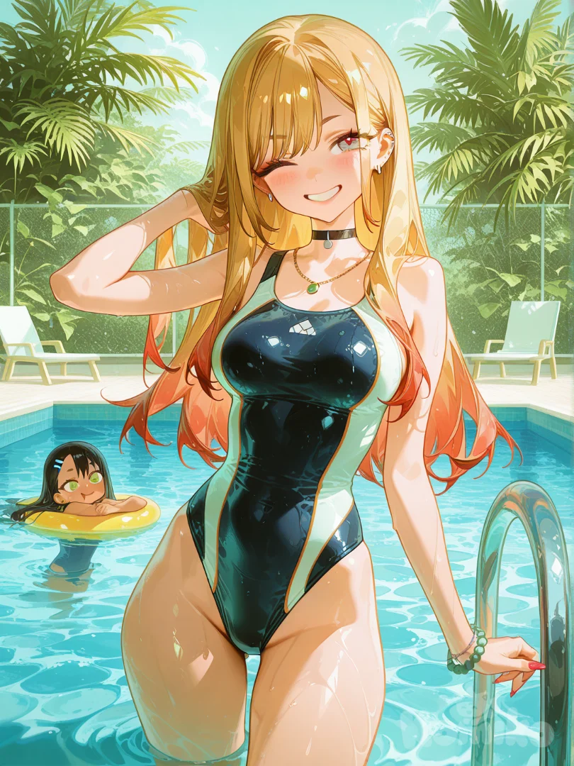 Nagatoro is drowning