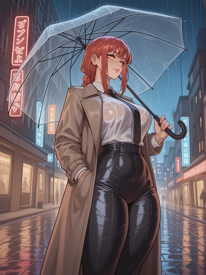 Makima: Lluvia Aesthetic 