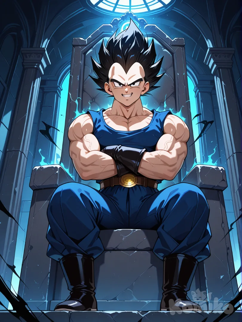 Throne room Vegeta