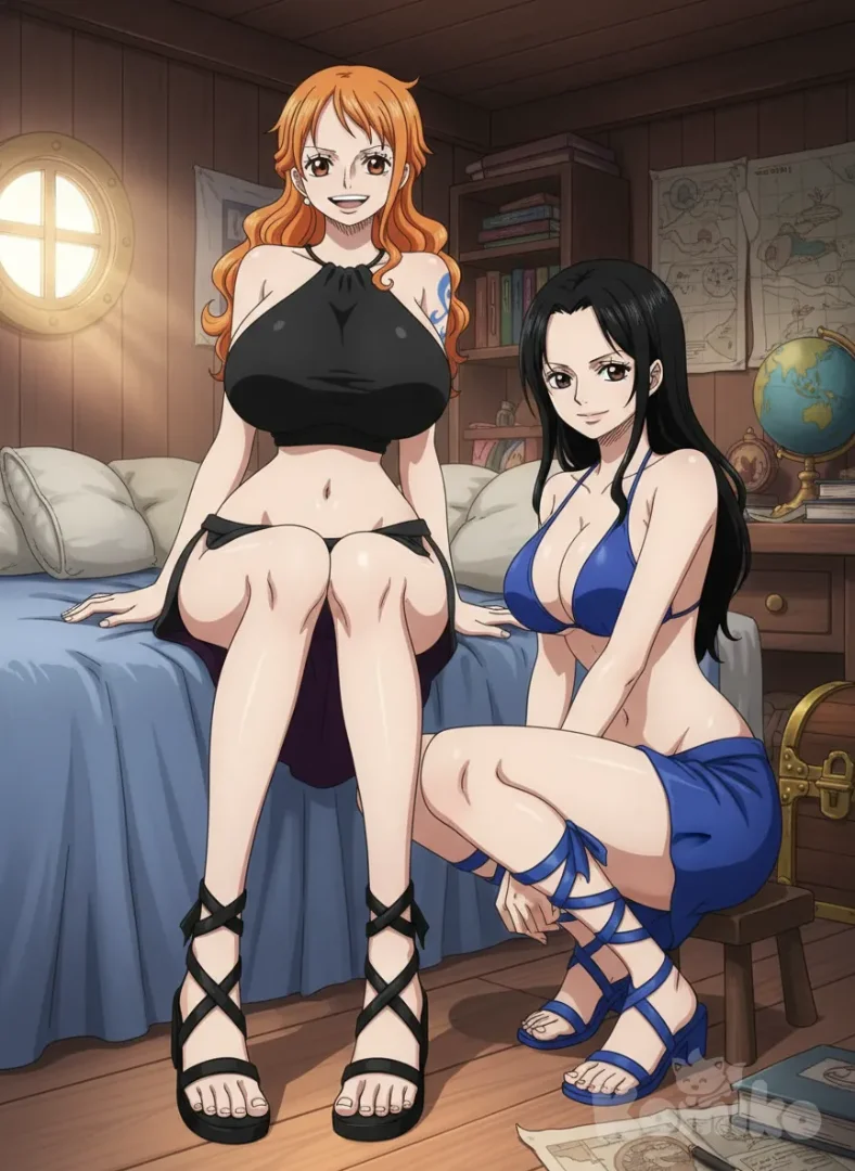 Nami y Nico Robin 