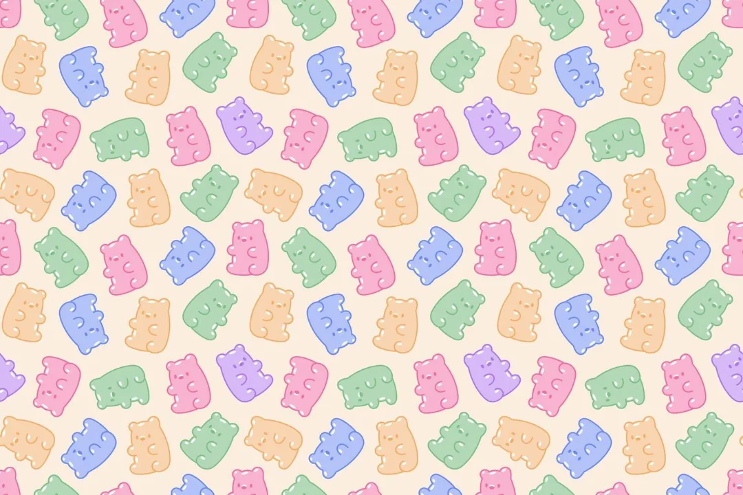 Free gummy bear wallpaper :3