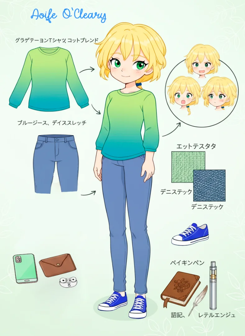 Aoife O' Cleary character breakdown