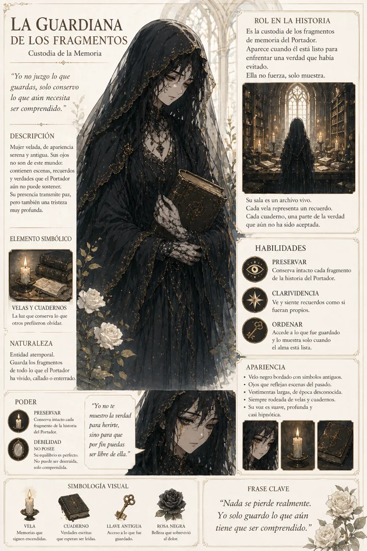 La Guardiana de Fragmentos 🌹🕯️