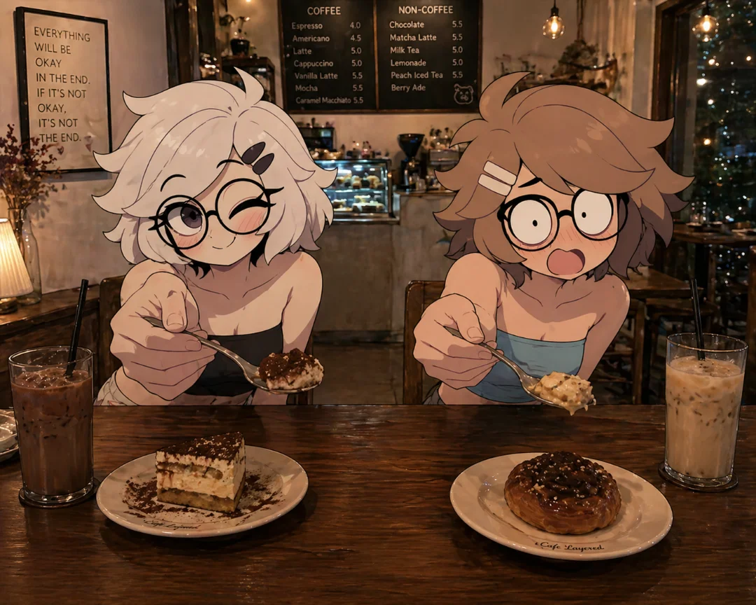 Cozy Cafe Vibes! ☕✨ (◕‿◕)