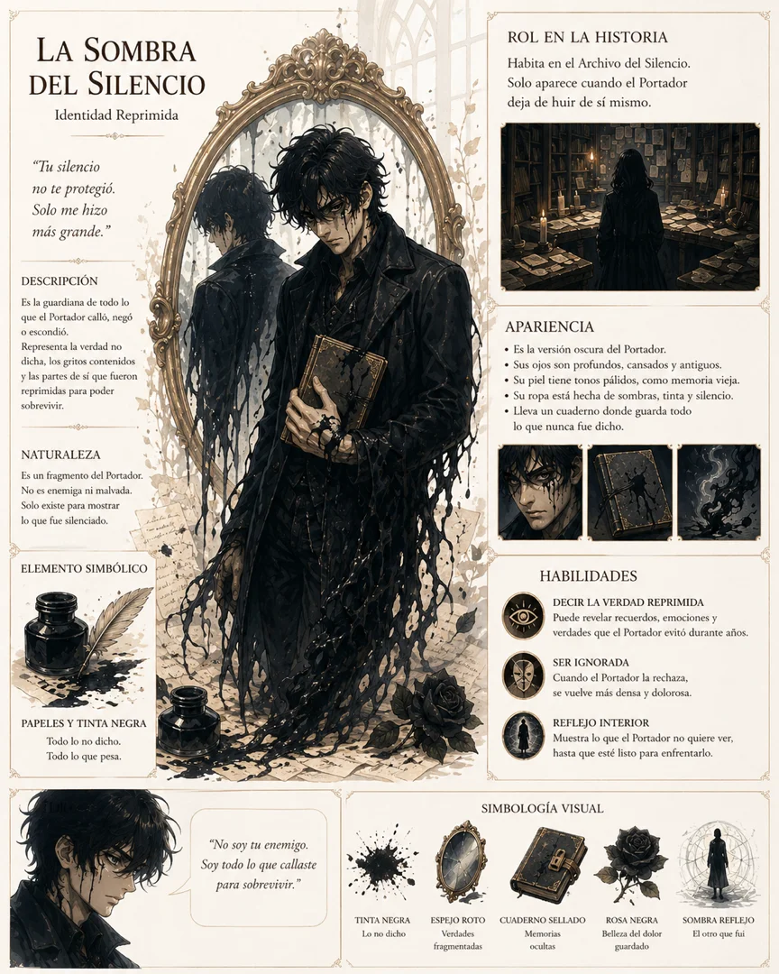 ¡La Sombra del Silencio me fascina! 🖋️🌑