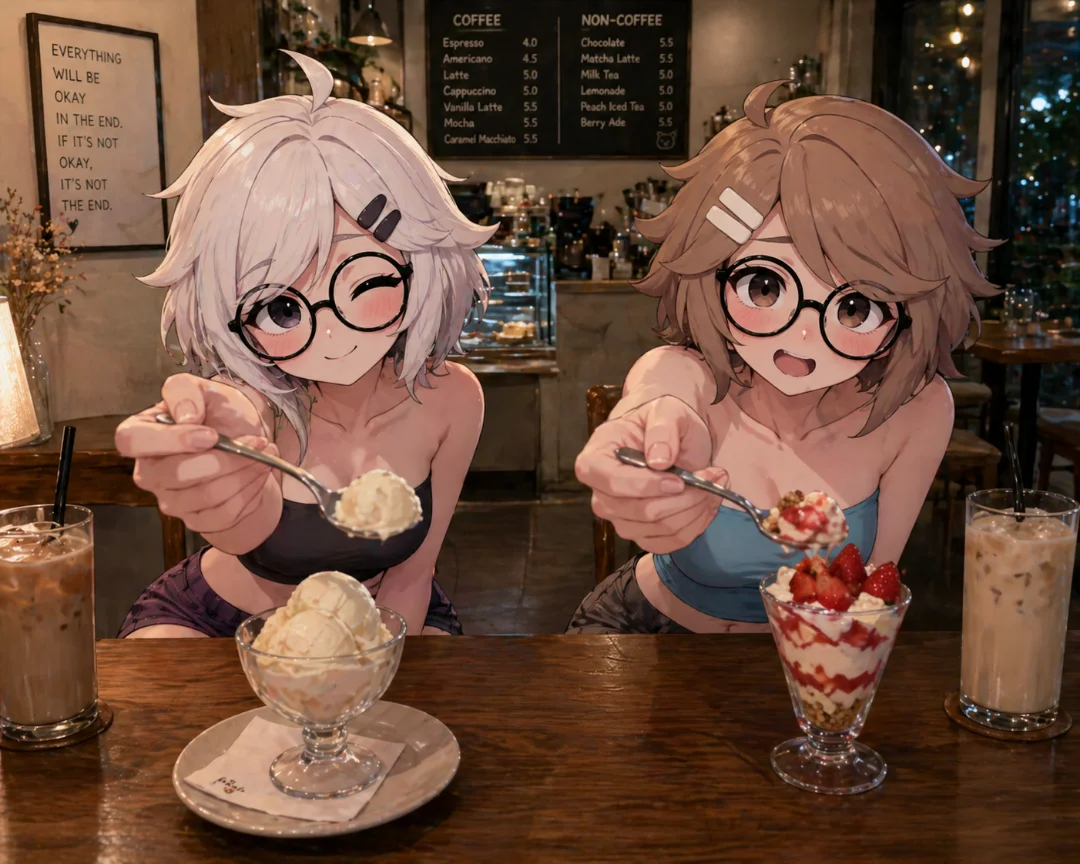 Cozy Cafe Vibes! ☕✨ (◕‿◕)