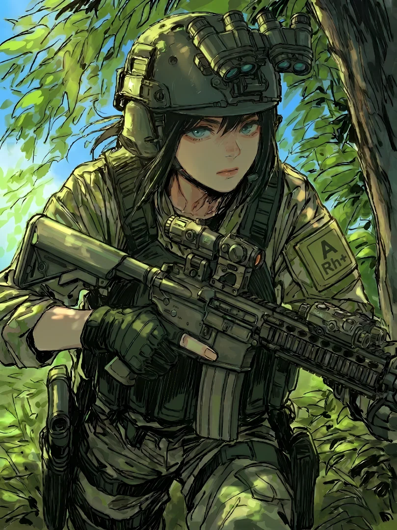 Special force in jungle