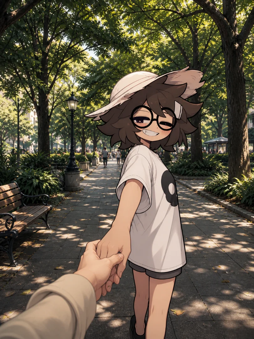 Sunny Park Hand-Hold Bliss ☀️😊