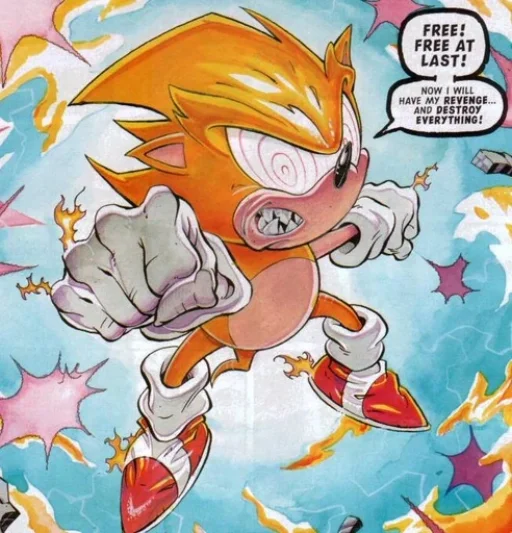 Fleetway super Sonic outcome memories  AI Song generator