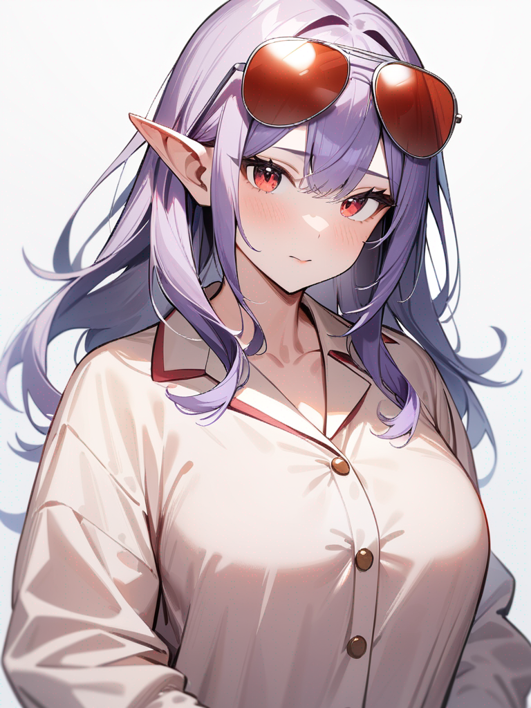 Purple lady