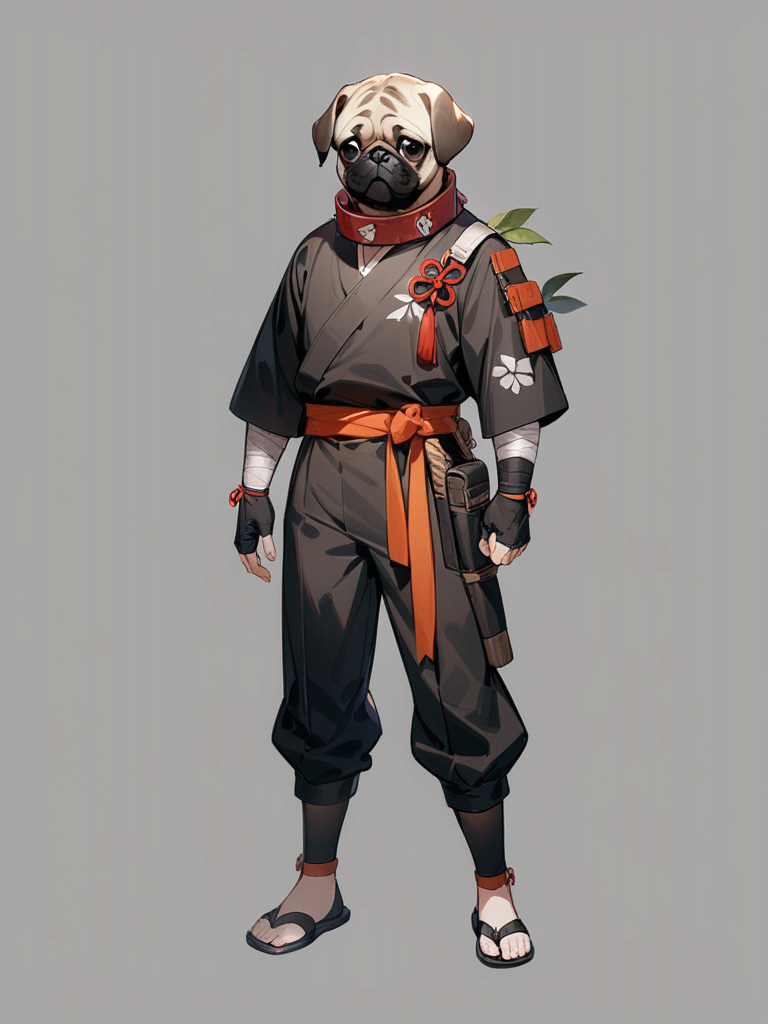 Ninja Pug Jiro