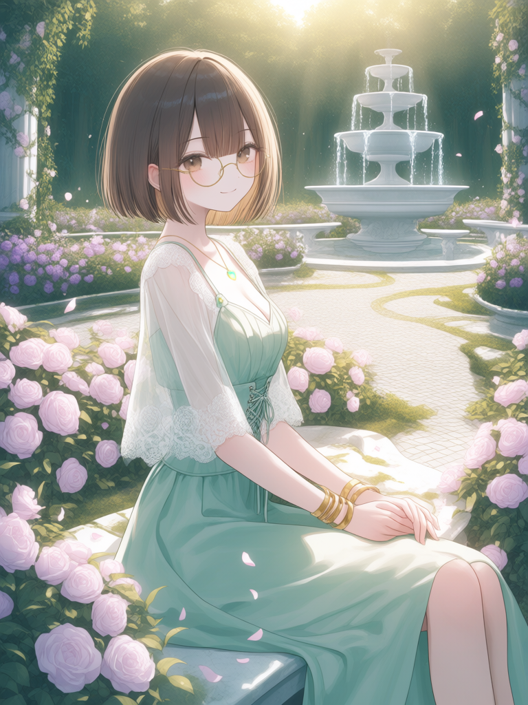 Chilling in the garden
