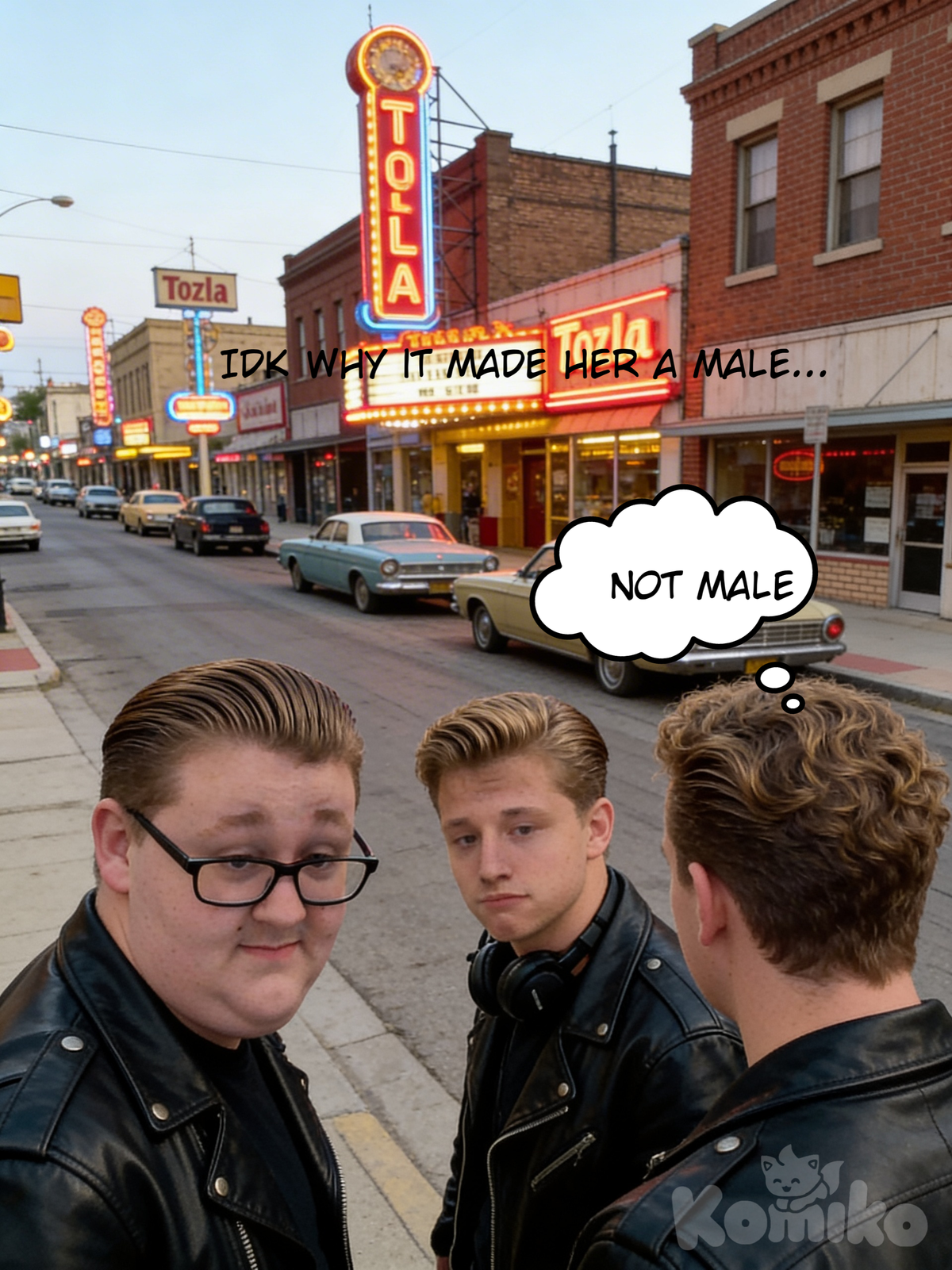 Me and my friends in The Outsiders