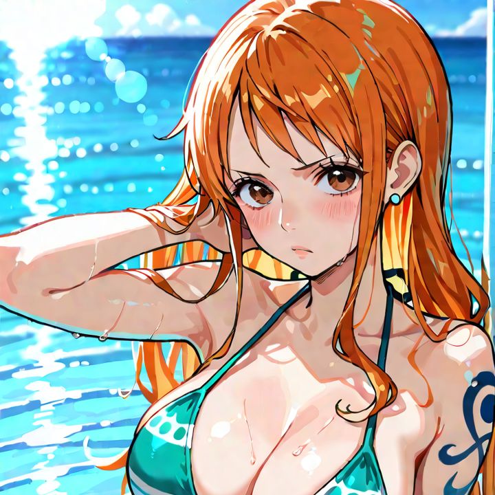 nami (one piece), swimsuit