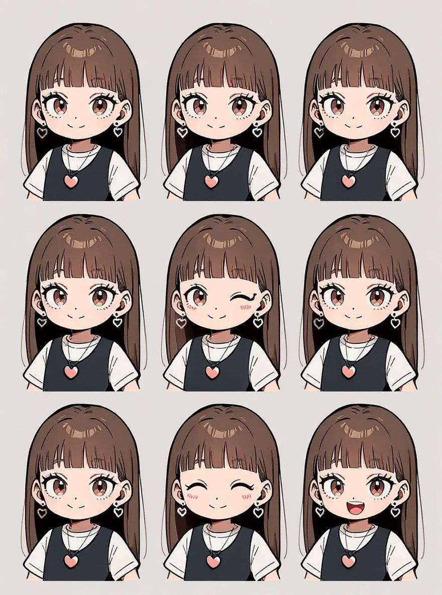 Others emoticons of my new oc Brillina
