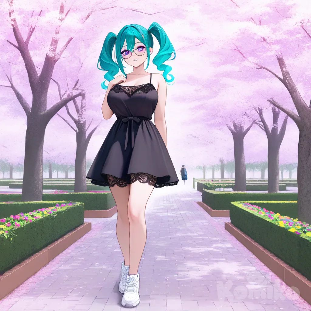 Narumi caminando