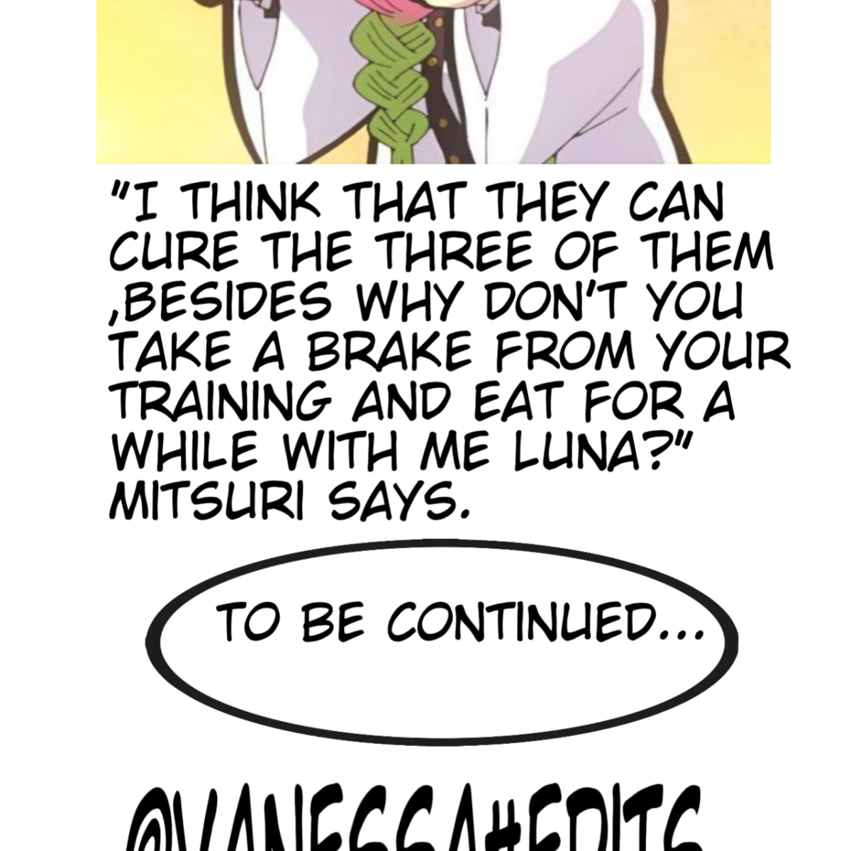 Luna feels worried and chats with mitsuri