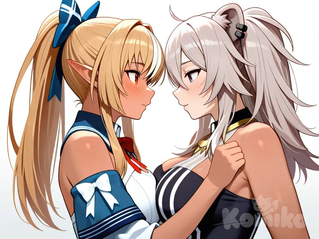 shishiro botan & shiranui flare