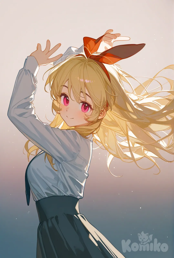 Hoshimiya Ichigo, [high-contrast-glossy-style], singing, portrait mặc váy siêu đẹp đang diễn backlight, clean background, stage