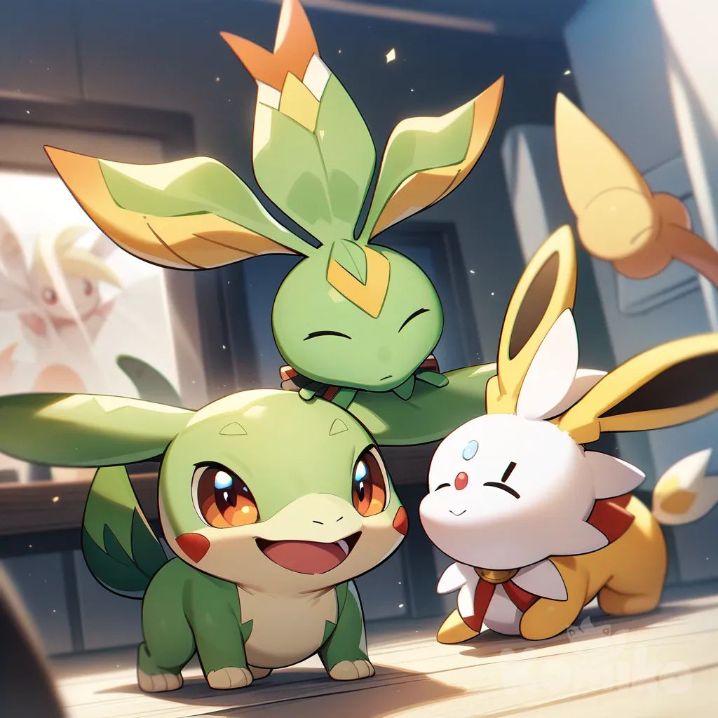 Furry, head, no human, Leafeon, Snivy, Scorbunny, Misty (Pokemon), Mudkip, Lacey (Pokemon), Umbreon