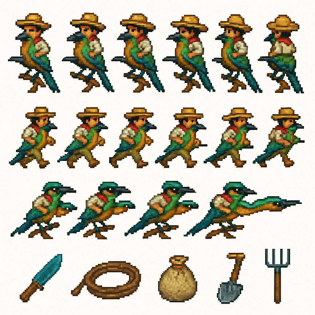 juego de pajaro guardabarranco