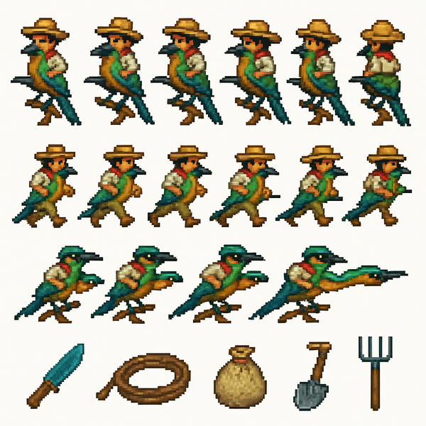 juego de pajaro guardabarranco