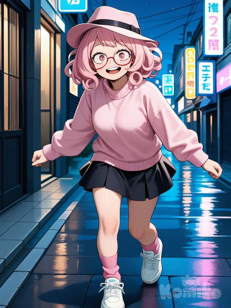 Sakura in the night 