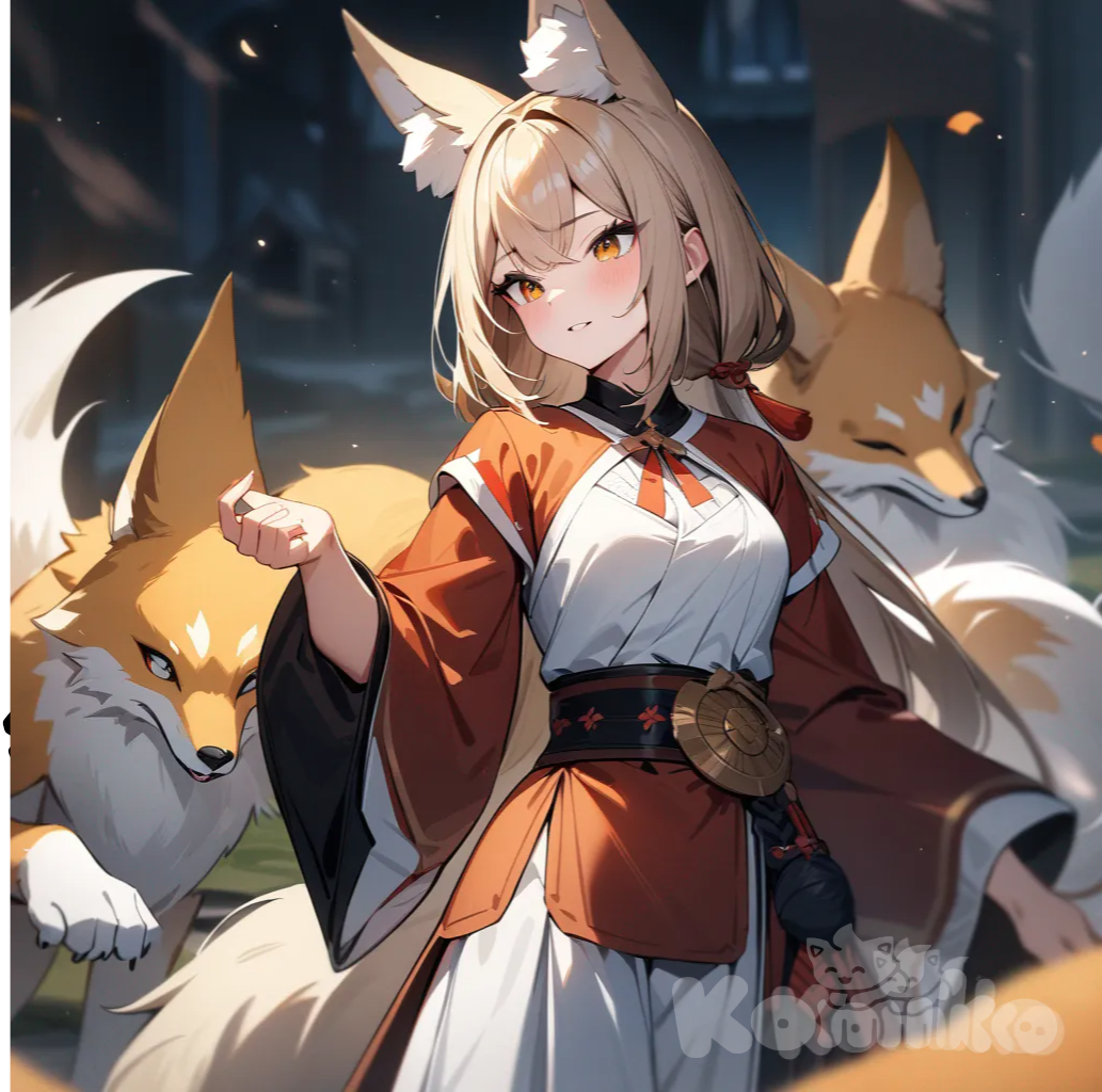 A kitsune