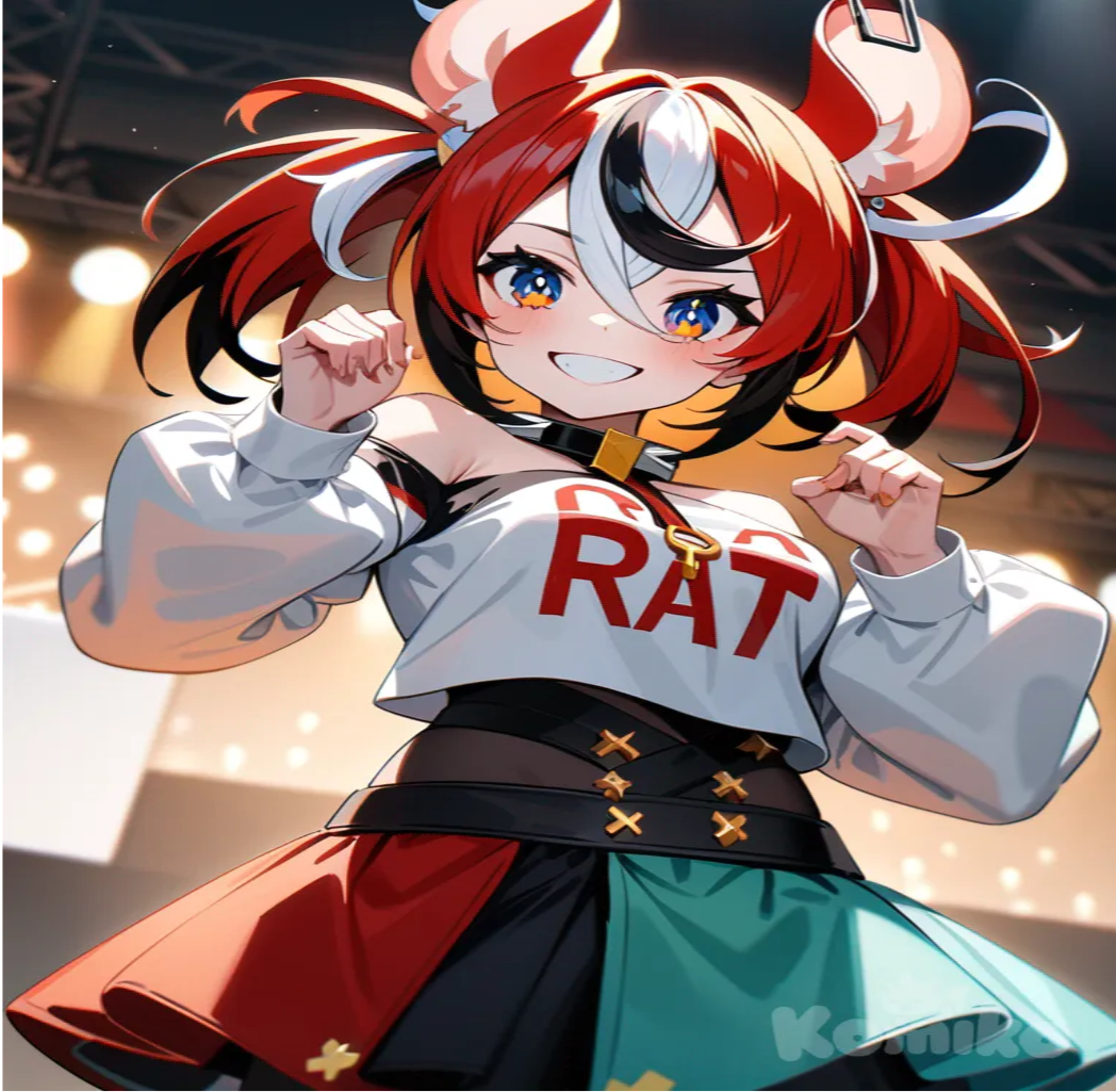 Hakos Baelz, smile, stage