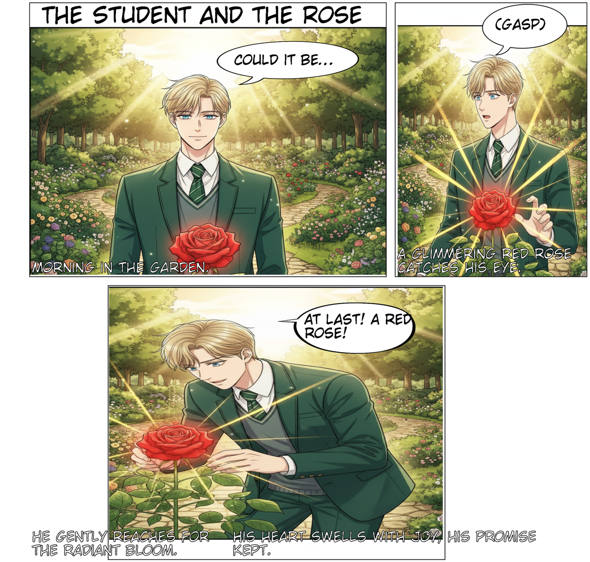 The Student Finds the Rose