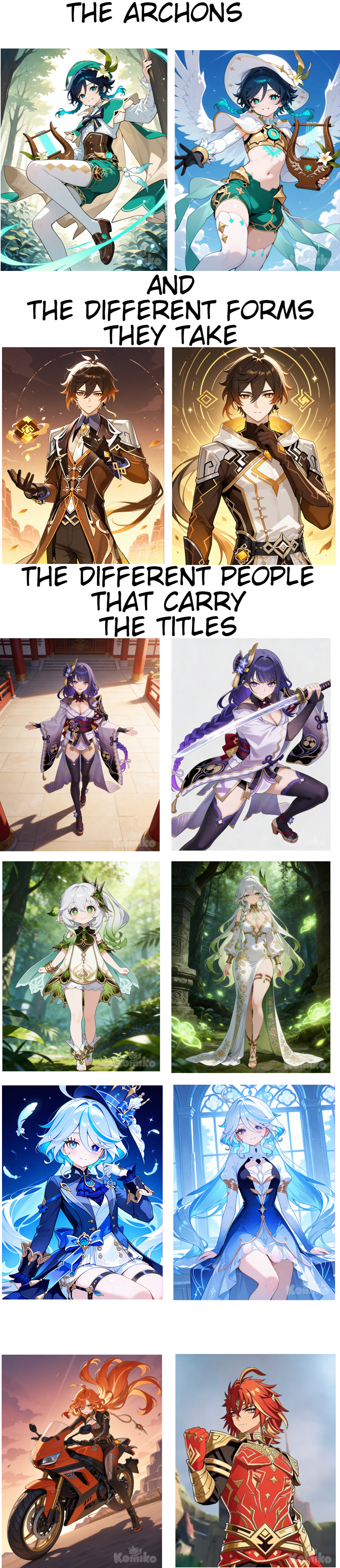 The Archons and their variations