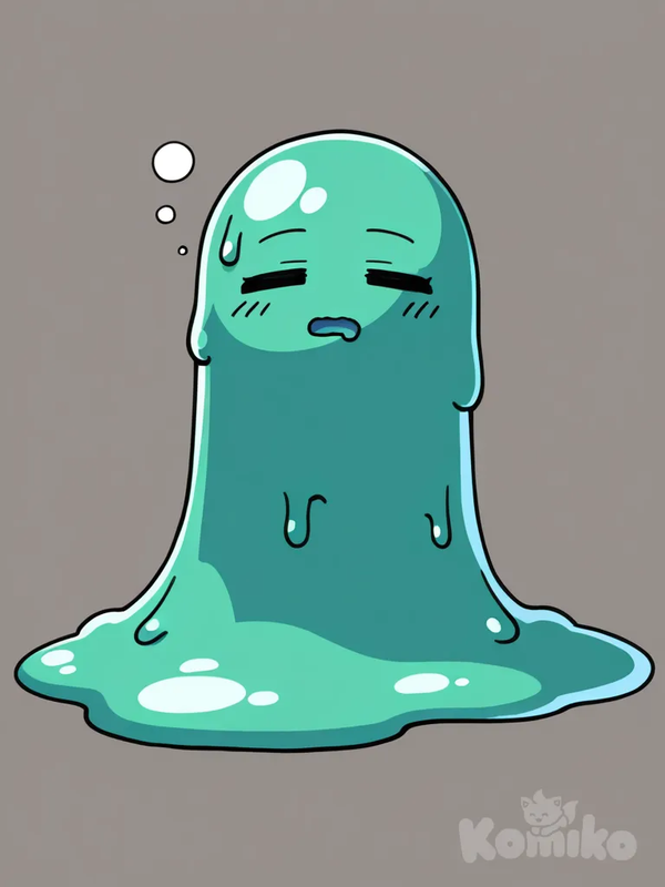 slime (creature), melting, sleepy