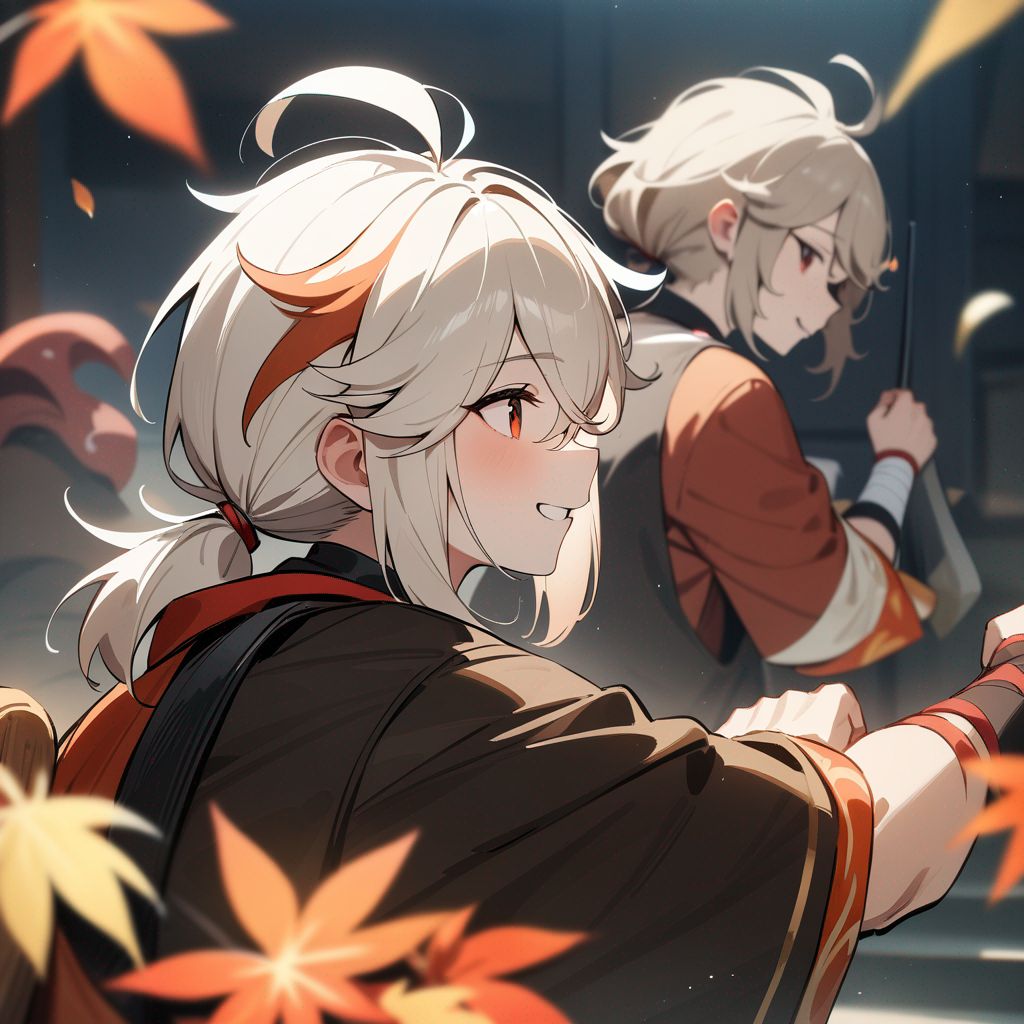 Kaedehara Kazuha, varka and flins