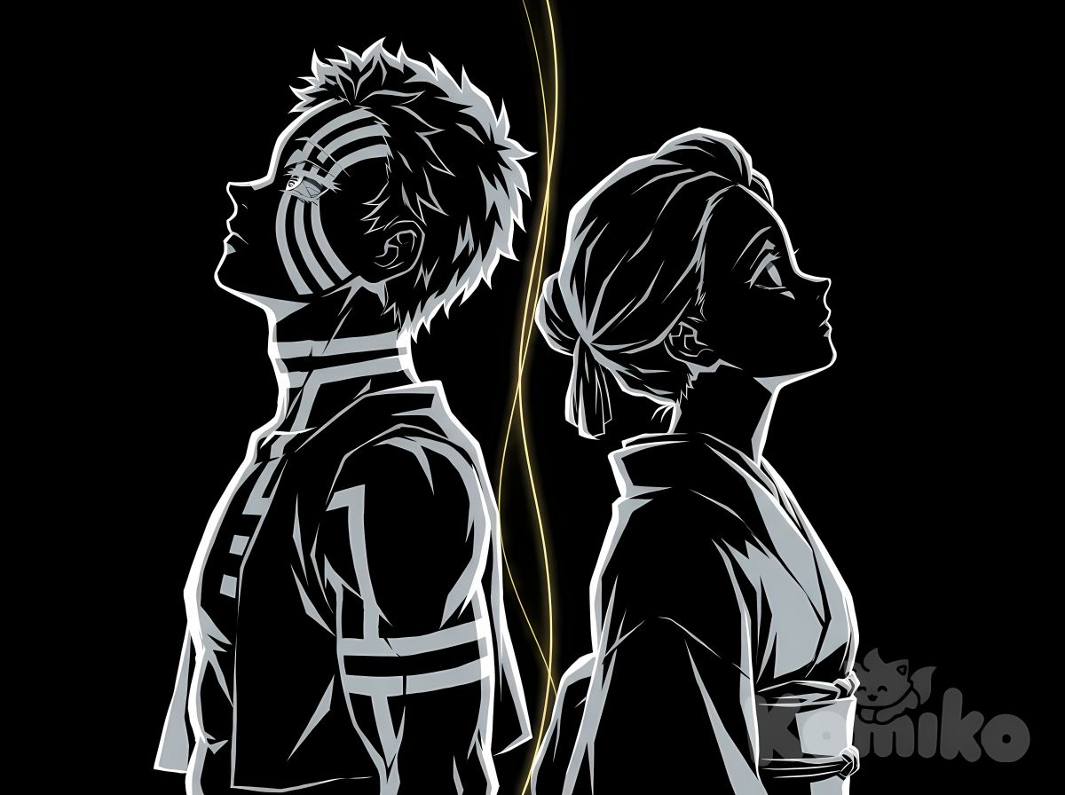 Akaza and Koyuki🫰