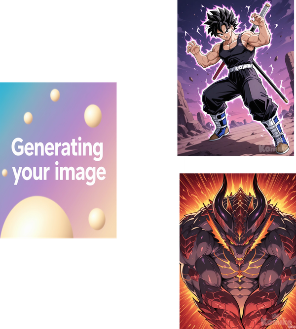 Un Animér estilo dragon ball z o demon slayer, persona de pelo negro, fuerte, alto de unos 20 años, con un palo en la espalda y vestimenta a tu criterio