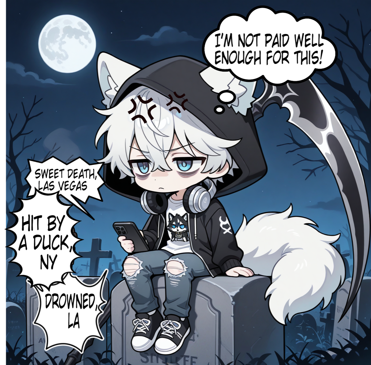Aki, the Chibi Death!