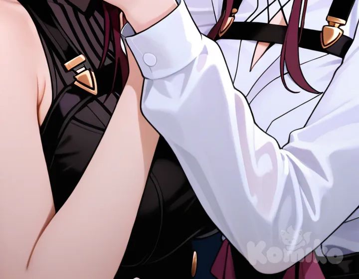 2girls, wa2000 (girls' frontline), kafka (honkai: star rail), french kiss