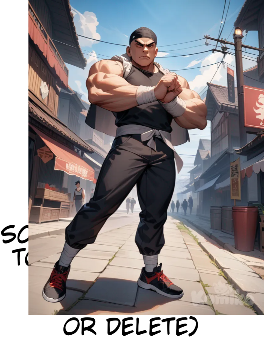 street fighter, full body