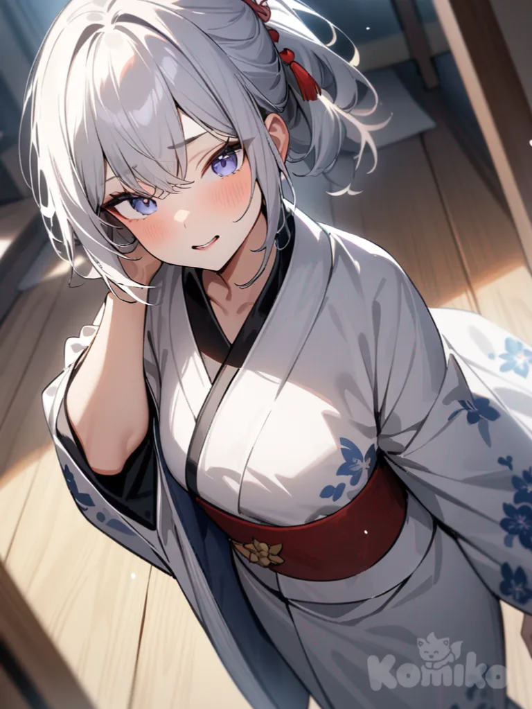 1boy in a kimono