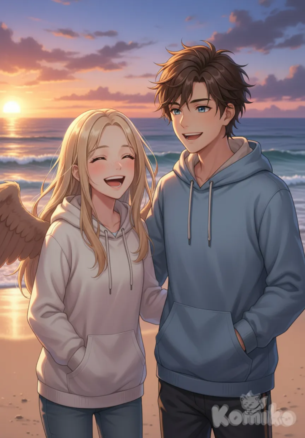 Standing on the Beach