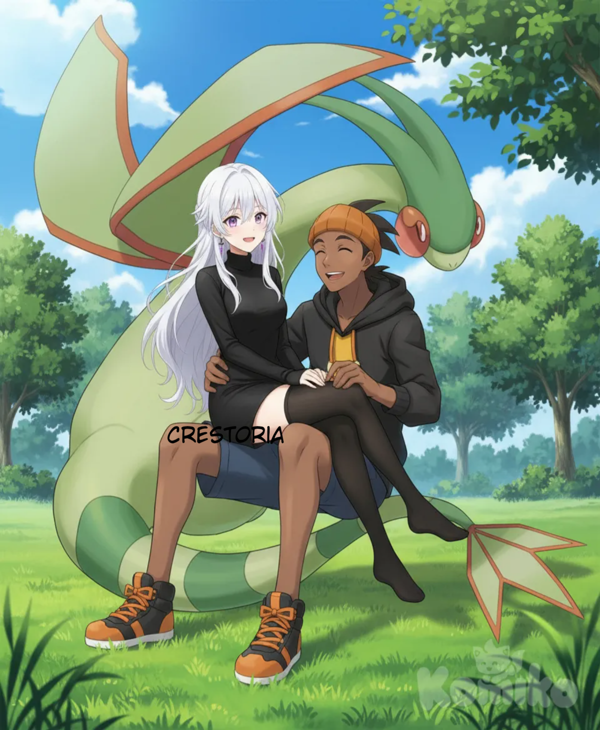 <crestoria-MmII> in pokemon journeys art style