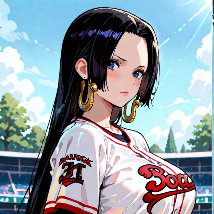 Boa Hancock, beiseball uniform
