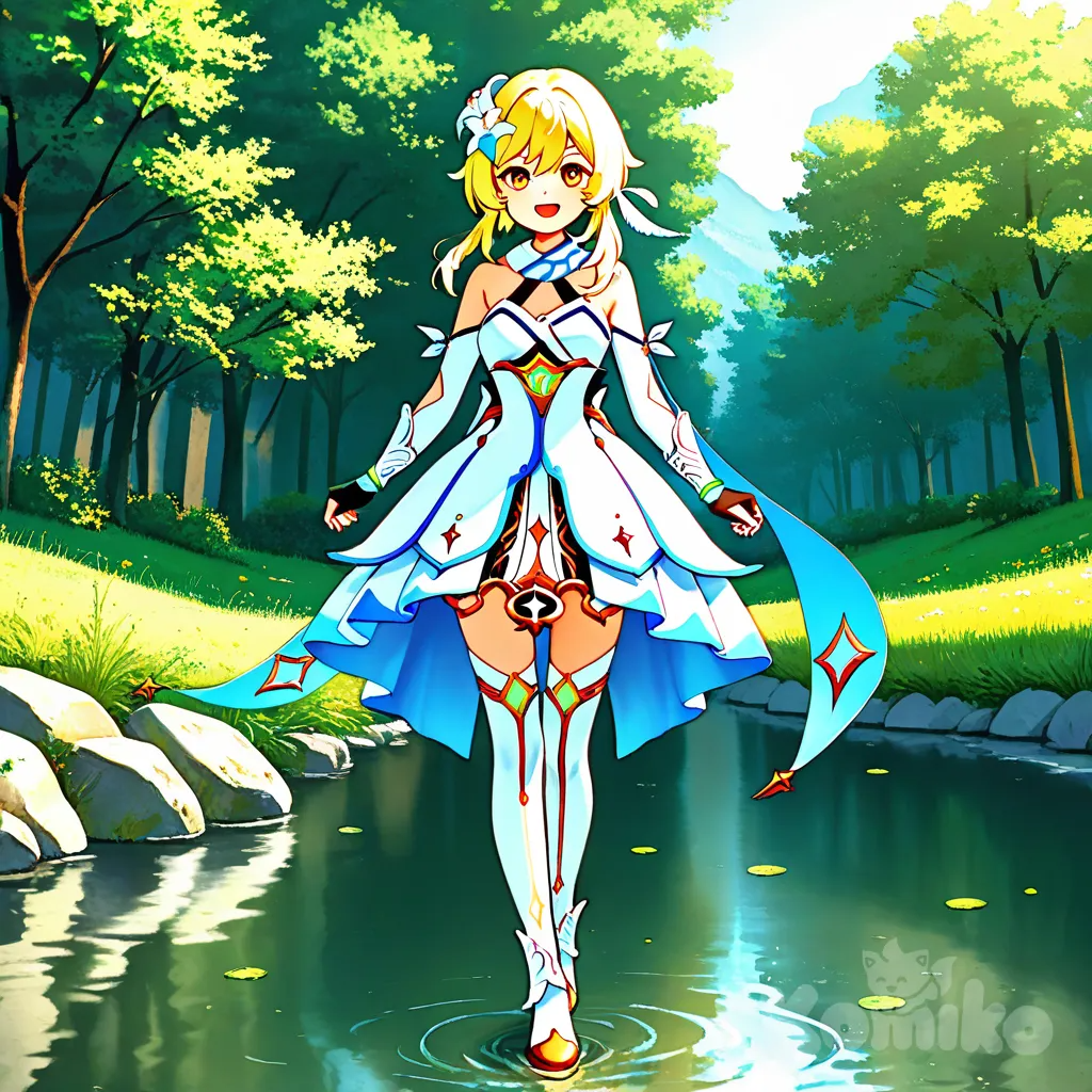 walking by the river