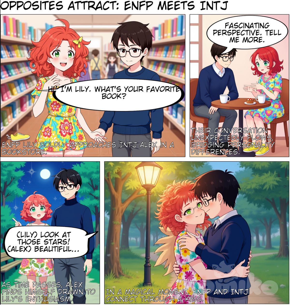Enfp fall in love with intj and kissing