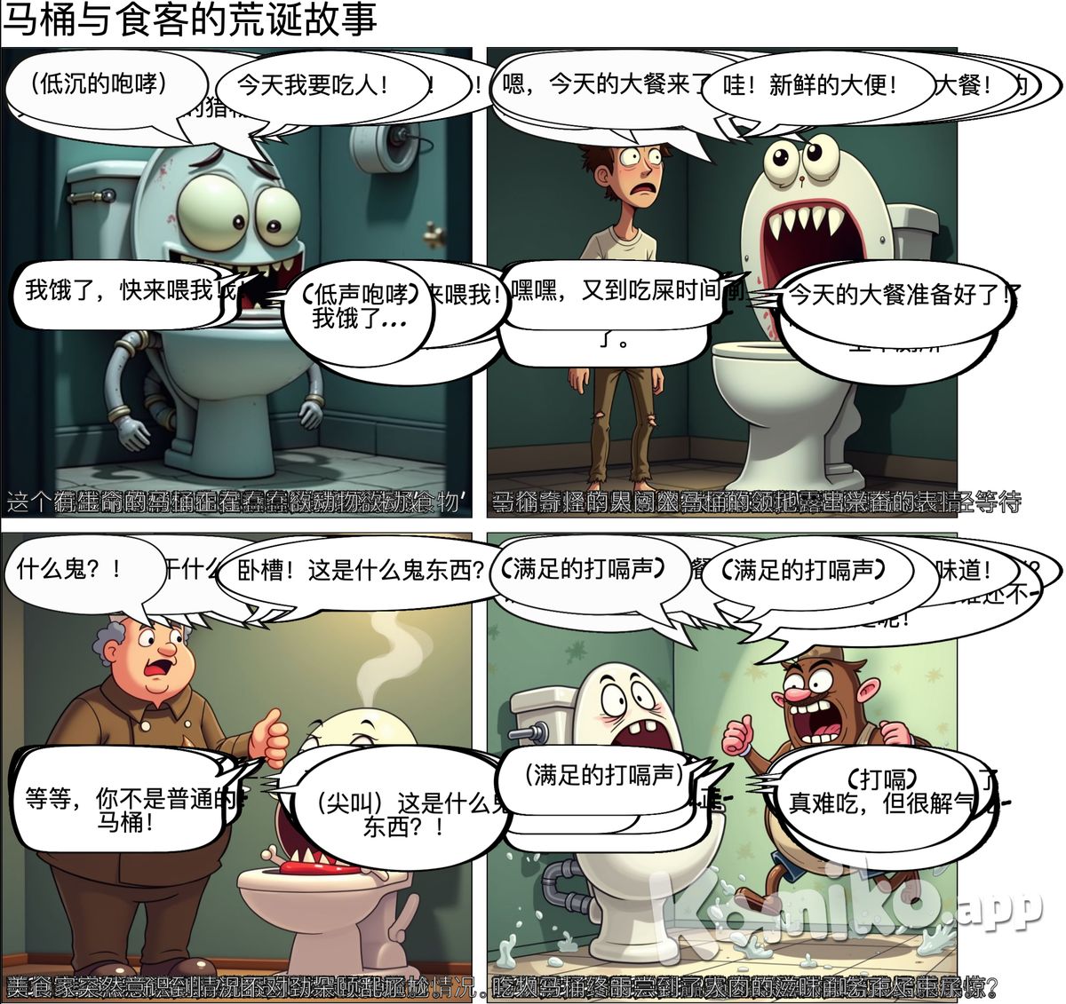 吃人的马桶和吃屎的人