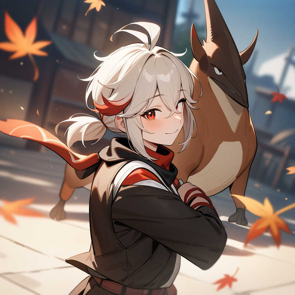 Kaedehara Kazuha, Varka and Flins