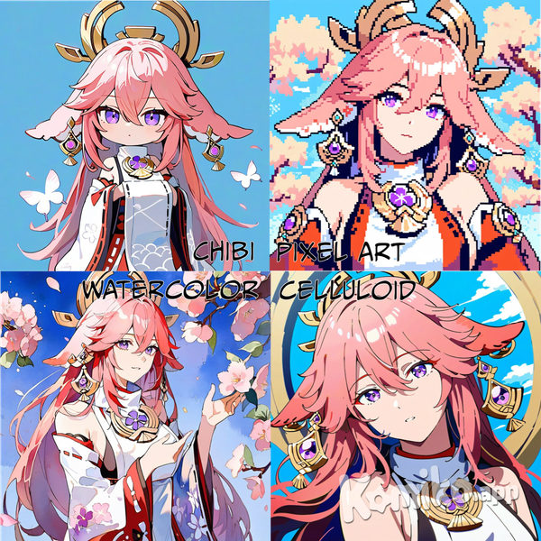 Yae Miko in every universe