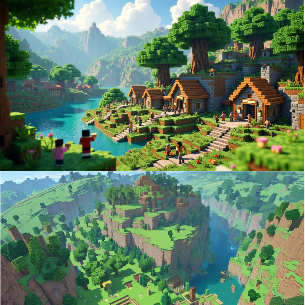 A Beautiful Minecraft World