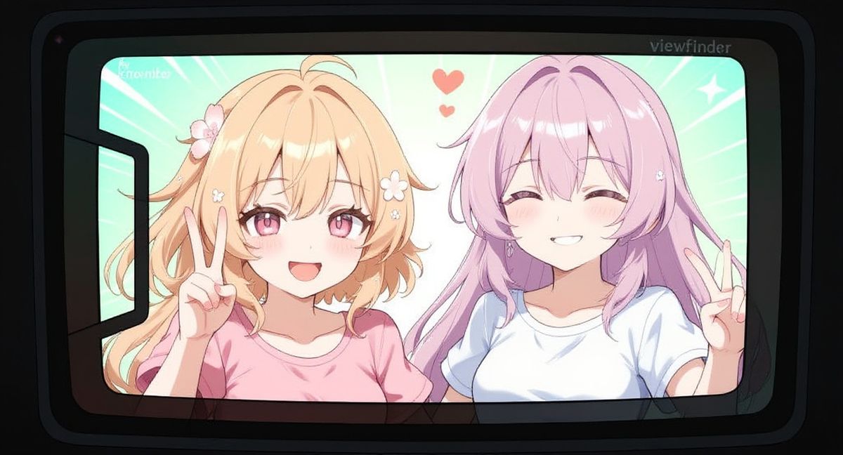 Cherry and her "unknown" friend