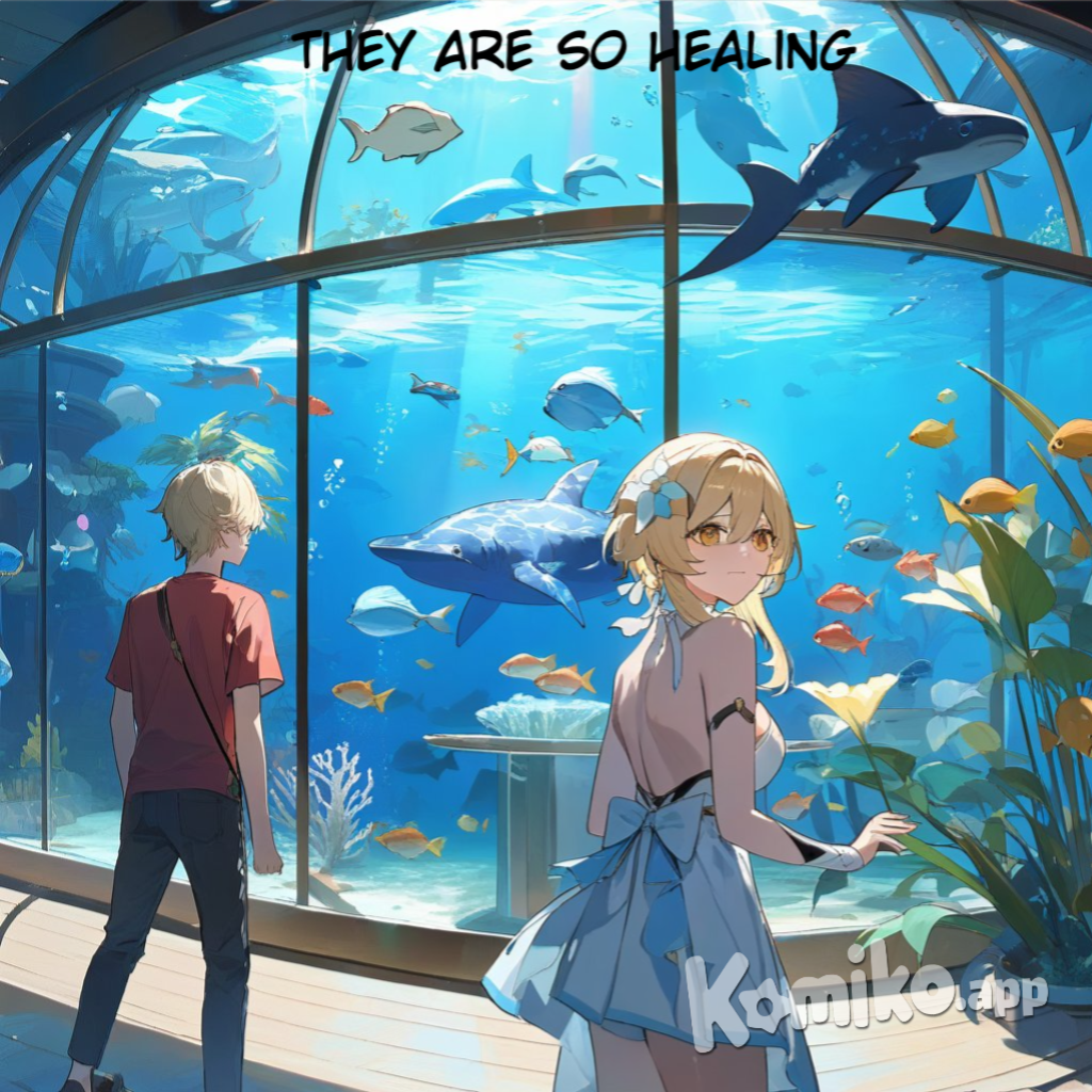Aquariums are so romantic